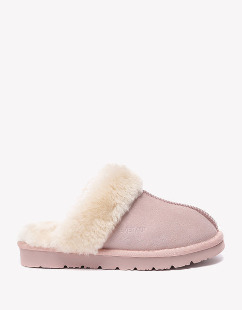 Muffin Slipper Suede In Pink