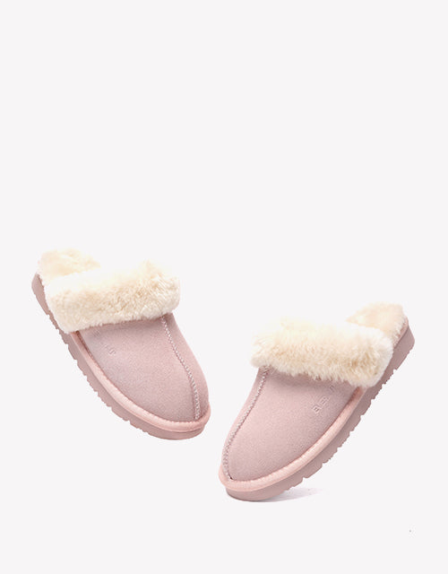 Muffin Slipper Suede In Pink