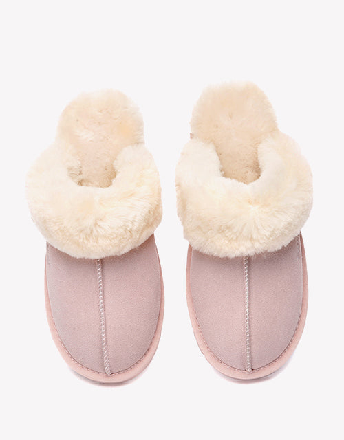 Muffin Slipper Suede In Pink