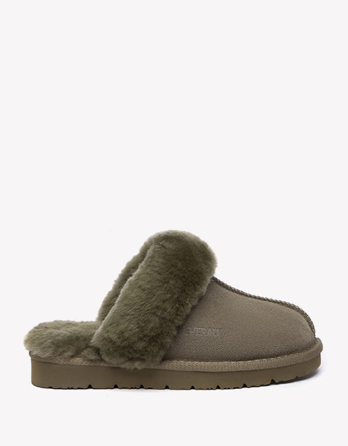 Muffin Slipper Suede In Caribou