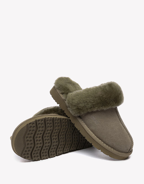 Muffin Slipper Suede In Caribou