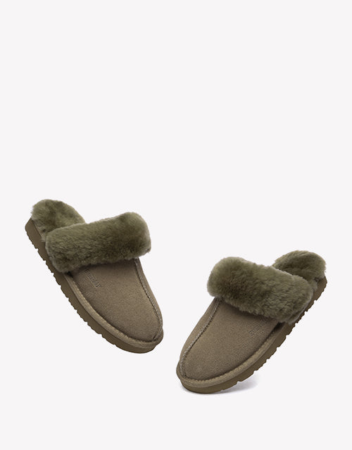 Muffin Slipper Suede In Caribou