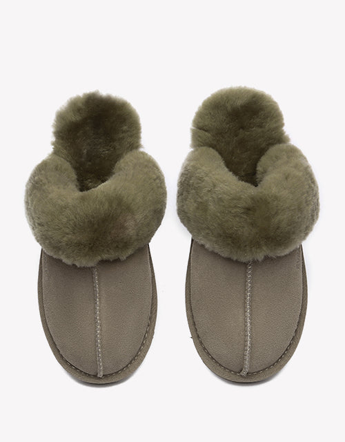 Muffin Slipper Suede In Caribou