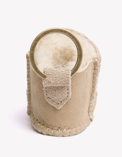 Bootie Keyring In Sand