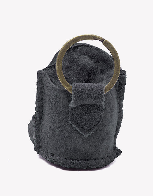 Bootie Keyring In Grey