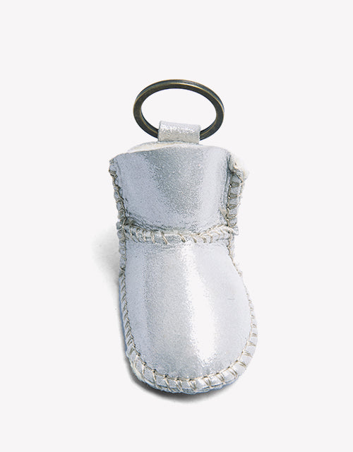 Bootie Keyring In Silver