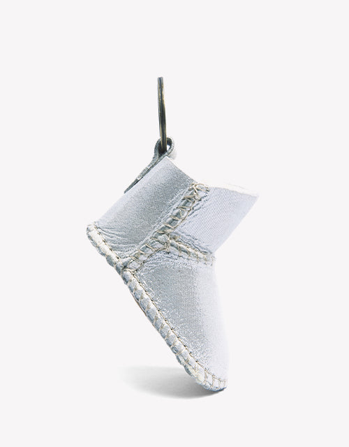 Bootie Keyring In Silver