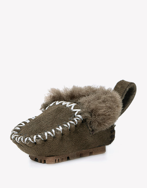 Popo Moccasin Keyrings in Brown