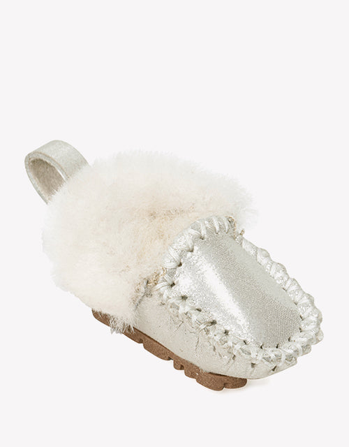 Popo Moccasin Keyrings in Silver