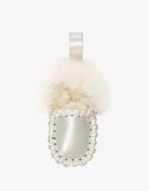 Popo Moccasin Keyrings in Silver