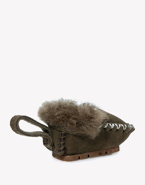 Popo Moccasin Keyrings in Brown