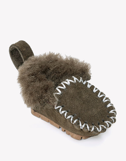 Popo Moccasin Keyrings in Brown