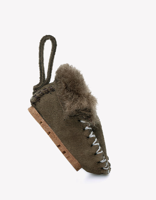 Popo Moccasin Keyrings in Brown