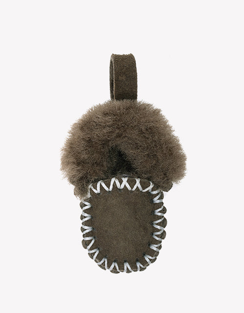 Popo Moccasin Keyrings in Brown