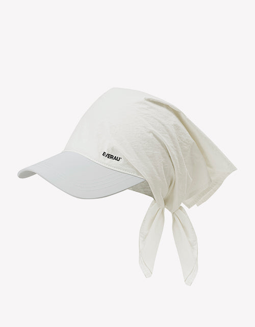 Sun Visor Hat in White