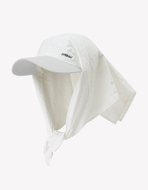 Sun Visor Hat in White