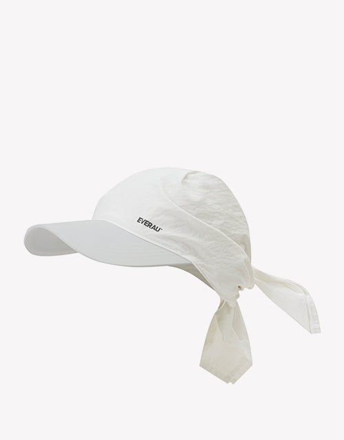 Sun Visor Hat in White